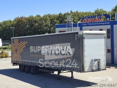 Auflieger mit Pritsche & Plane Schmitz Cargobull Curtainsider Mega gebraucht