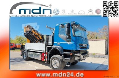 Autokran IVECO Trakker 360 4x4 Pritsche Kran 27m AHK gebraucht