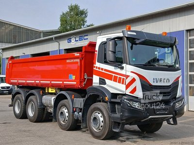 Dreiseitenkipper LKW IVECO MS34Y 8x4 Euro6 Kipper Meiller Bordmatic gebraucht