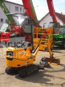Minibagger JCB 8008 * 2x Löffel * * Verstellfahrwerk * gebraucht