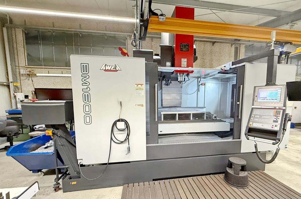 ❗AWEA BM-1600 - BJ 2017 - 4.898 spindle h - X=1.600 mm - Heidenhain iTNC530 - IKZ - CNC BAZ Machining Center Millingmasc