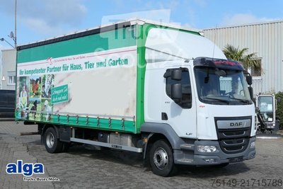 LKW mit Pritsche & Plane DAF LF 290 4x2, 7.200mm lang, Edscha, AHK, Klima gebraucht