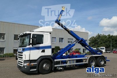 Abrollkipper SCANIA G 440 / R 450, Hyvalift HVL 11094, Retarder, AC gebraucht