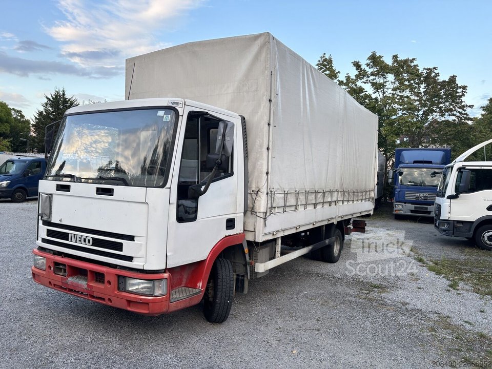 Pritsche Plane-LKW Iveco Euro Cargo 75 E 14 , BB gebraucht