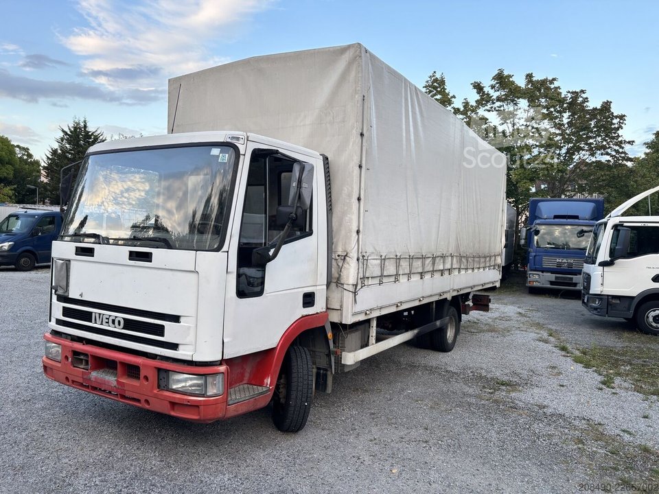 LKW mit Pritsche & Plane Iveco Euro Cargo 75 E 14 BB gebraucht