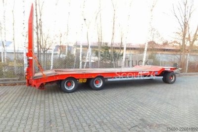 Tieflader Anhänger Müller-Mitteltal T 3  3 Achs Tieflader- Anhänger gebraucht
