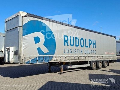 Auflieger mit Pritsche & Plane Schmitz Cargobull Curtainsider Mega Getränke gebraucht