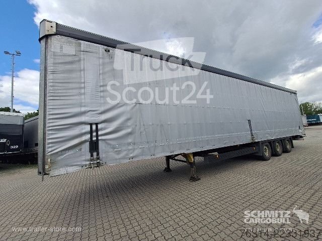 Auflieger mit Pritsche & Plane Schmitz Cargobull Curtainsider Mega Getränke gebraucht