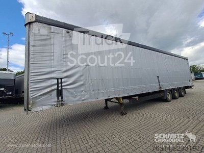 Auflieger mit Pritsche & Plane Schmitz Cargobull Curtainsider Mega Getränke gebraucht