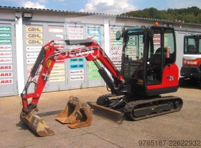 Minibagger YANMAR SV 26 * 3x Löffel * gebraucht