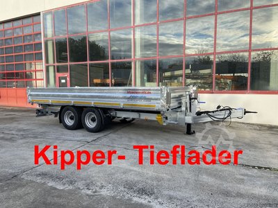Möslein TTD 11 Breite Reifen  Kipper Tieflader, Breite Reifen-- Neufahrzeug --