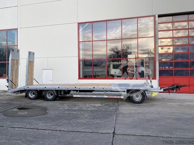 Möslein T 3-8,20 P VB H1 Blatt  3 Achs Tieflader mit gerader Ladefläche 8,10 m, Neufahrzeug
