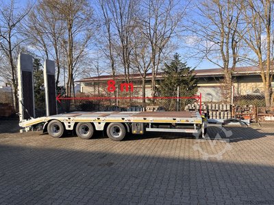 Möslein TT 34 Zugrohr Gerade  34 t GG Tridem- Tieflader 3 Achs, gelenktNeufahrzeug