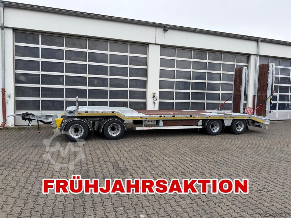 Möslein T 4 VB H2  neuer 4 Achs Tieflader hydraulischen Rampen