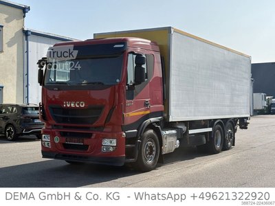 LKW mit Kofferaufbau IVECO Stralis*AHK*LBW*Liftachse*Klima*Kühlbox*E-Rad* gebraucht