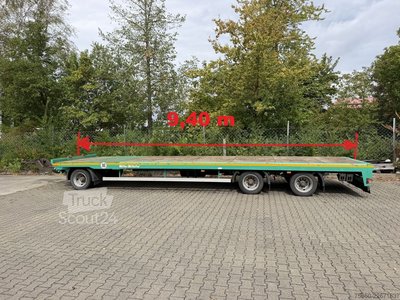 Tieflader Anhänger Müller-Mitteltal TP 24,0  3 Achs Jumbo Prischen 9,40 m, Wenig Benutzt gebraucht