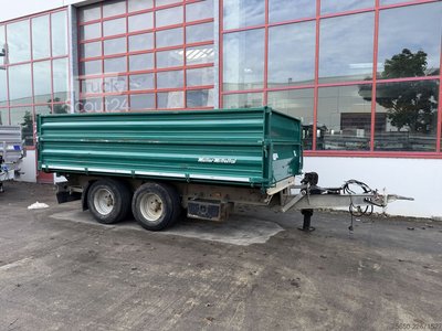 Dreiseitenkipper Anhänger Müller-Mitteltal KA-TA-R 13,5  13,5 t Tandemkipper- Tieflader Aufsatzbordwände Breitbereift ge