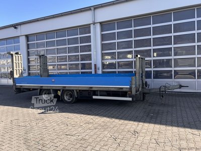 Tieflader Anhänger Humbaur HBTZ 136224 TA-BS  13,6 t Tandemtieflader gebraucht