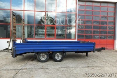 Tieflader Anhänger Humbaur HBT10  Tandemtieflader gebraucht