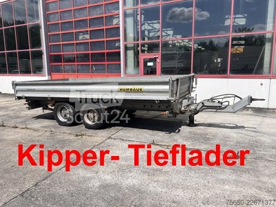 Dreiseitenkipper Anhänger Humbaur htk105024  Tandemkipper- Tieflader gebraucht