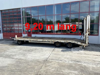 Tieflader Anhänger Müller-Mitteltal PT 30  3 Achs Tieflader 9,20 m Ladefläche gebraucht