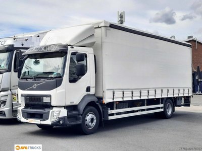 LKW mit Pritsche & Plane VOLVO FL 280 Schiebeplane Edscha LBW AHK ACC Klima gebraucht