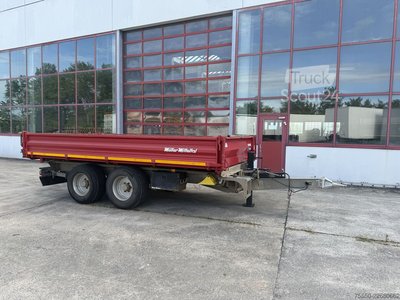 Kippanhänger Müller-Mitteltal KA-TA  14,4 t Tandemkipper- Tieflader, Breitbereifung gebraucht