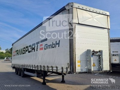 Auflieger mit Pritsche & Plane Schmitz Cargobull Curtainsider Mega Getränke gebraucht