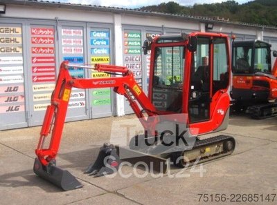 Minibagger Yanmar SV 18 * 2x Löffel * vgl. 15 16 17 gebraucht