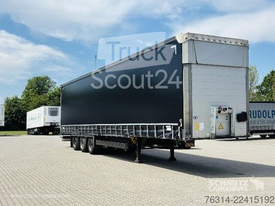 Auflieger mit Pritsche & Plane Schmitz Cargobull Curtainsider Mega Getränke gebraucht