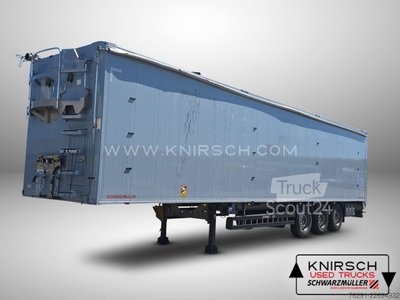Auflieger mit Walkingfloor SCHWARZMÜLLER S1 / 91m3 / Rollplane / SAF / LiftAchse gebraucht