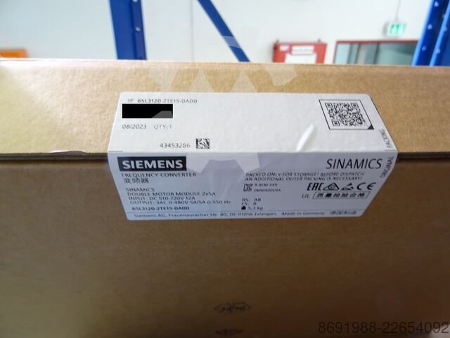 Siemens AG SINAMICS S120 DOUBLE MOMO 5A/5A D-Type