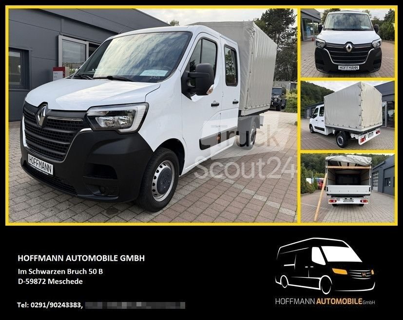 Transporter mit Pritsche & Plane RENAULT Master DOKA 3,5t Pritsche Plane EX Bundeswehr gebraucht