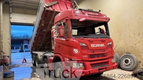 Dreiseitenkipper LKW SCANIA P500 XT ,MEILLER KIPPER BORDMATIK,  RETARDER gebraucht