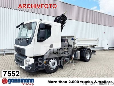 Kipper LKW Volvo FL 280 4x4 mit 10-13 m/t Kran neu