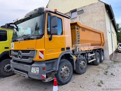 Kipper LKW MERCEDES-BENZ Actros 4141 K 8x4 4 Achs Muldenkipper Carnehl De gebraucht