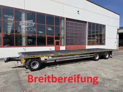 Anhänger mit offener Pritsche Möslein T 3 Plato 10,5 m  3 Achs Jumbo Platoanhänger 10,50 m, Breitbereifung, Mega neu