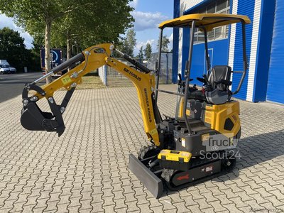 Minibagger mit Standardschaufel Berger Kraus BK1000JS mit Schwenkarm *HERBSTAKTION* neu