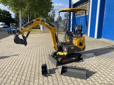 Minibagger mit Schaufelpaket Berger Kraus BK1000JS mit Schwenkarm *HERBSTAKTION* neu