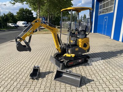 Minibagger mit Schaufelpaket Berger Kraus BK1000JSR mit Schwenkarm *HERBSTAKTION* Ausstellungsmaschine
