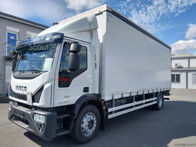 LKW mit Pritsche & Plane Iveco EuroCargo ML 180 E 32/P  Gardine LBW gebraucht