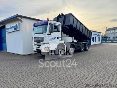 Kipper LKW MAN TGA 35.480 8X4 Abroller mit Container gebraucht