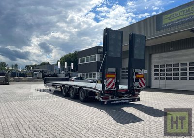 Tieflader-Sattelauflieger Faymonville 3-Achs-Semi-Ladeboden-Rampen-Gitterrost gebraucht