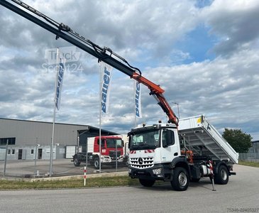 Dreiseitenkipper LKW MERCEDES-BENZ Arocs 2135 Kipper/Kran Atlas AK 135/Funk/54 tkm gebraucht