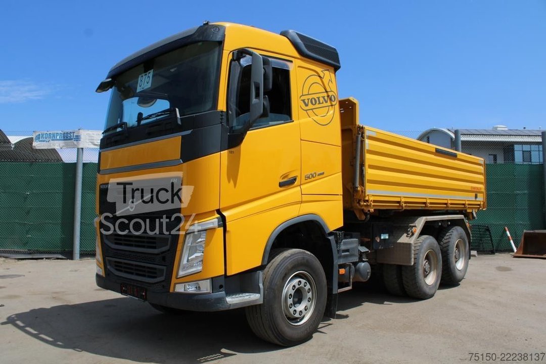 Dreiseitenkipper LKW VOLVO FH 500 6x4 BL - Schwarzmüller ALU - Nr.: 875 gebraucht