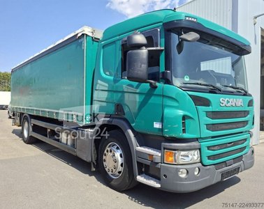 LKW mit Pritsche & Plane SCANIA P 250 4x2 L-Haus 1 Liege Tautliner Edscha gebraucht
