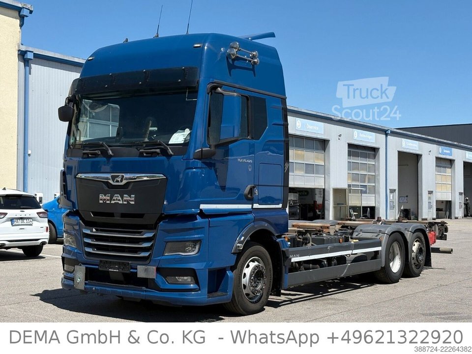 Wechselfahrgestell LKW MAN TGX26470*E6d*Intarder*AHK*Klima*Kühlbox*Lift*TÜV gebraucht