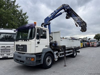 LKW mit Pritsche (offen) MAN F2000 19.314 Kran HMF 2000 bis 23 Meter gebraucht