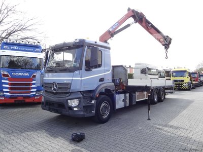 Autokran Mercedes-Benz Actros 2533 6X2 HMF 1820 Langmaterial gebraucht