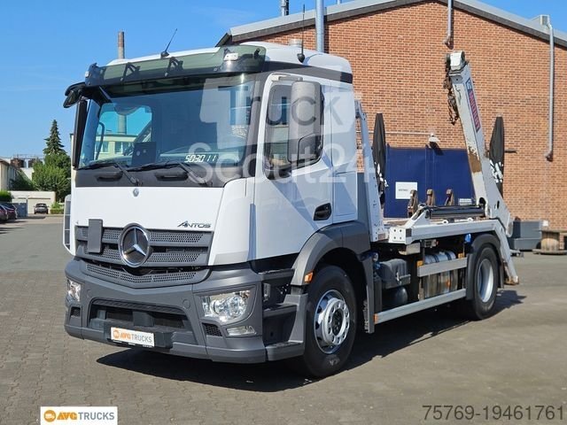 Absetzkipper LKW MERCEDES-BENZ 1836 L ANTOS Hiab Futura Funk Klima Standheizung gebraucht